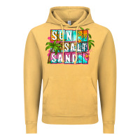 Vintage Mustard sun salt sand summer Vintage Hoodie - Zillion Design Studio