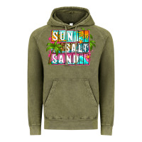 Vintage Olive sun salt sand summer Vintage Hoodie - Zillion Design Studio