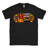 Black give thanks to the lord for he is good Classic Tee - CowhideDigitalArt
