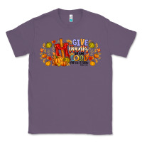 Lavender give thanks to the lord for he is good Classic Tee - CowhideDigitalArt