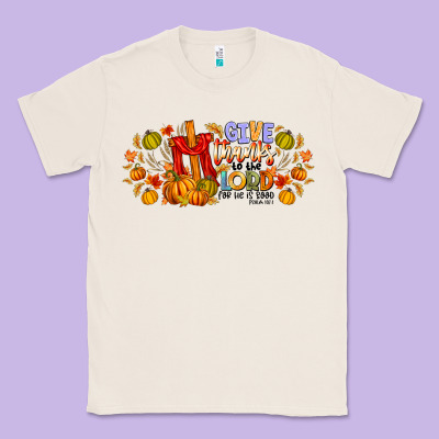 Give Thanks To The Lord For He Is Good Classic Tee Designed By Cowhidedigitalart