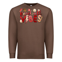 Chestnut baseball vibes Premium Sweatshirt - MaliasSmallBusiness