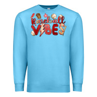Ocean Blue baseball vibes Premium Sweatshirt - MaliasSmallBusiness