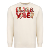Sandshell baseball vibes Premium Sweatshirt - MaliasSmallBusiness