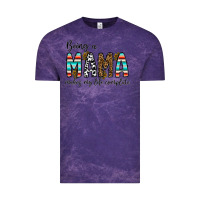 Cloud Purple being mama makes my life complate Vintage Tee - CowhideDigitalArt