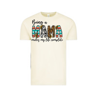 Being Mama Makes My Life Complate Vintage Tee | Teevron