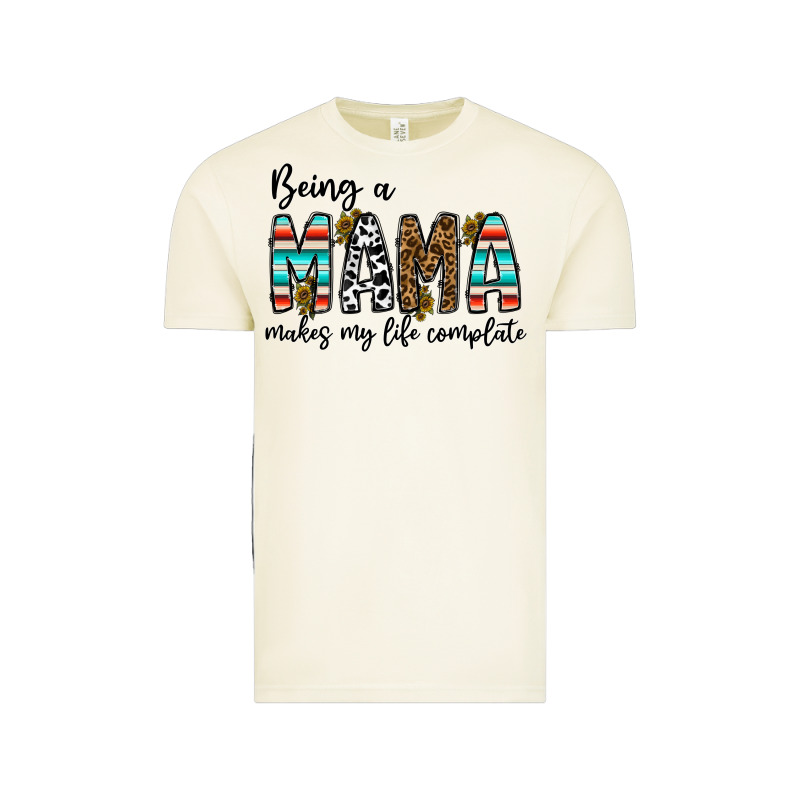 Being Mama Makes My Life Complate Vintage Tee by CowhideDigitalArt | Teevron