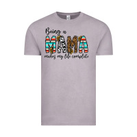 Vintage Zinc being mama makes my life complate Vintage Tee - CowhideDigitalArt