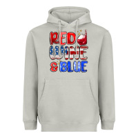 Moon Dust red wine and blue Heavyweight Hoodie - MaliasSmallBusiness