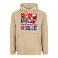 Mushroom red wine and blue Heavyweight Hoodie - MaliasSmallBusiness