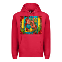 Cardinal hundred percent latina strong woman Premium Hoodie - Jasminsmagicworld