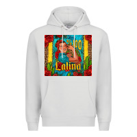 Dove Grey hundred percent latina strong woman Premium Hoodie - Jasminsmagicworld