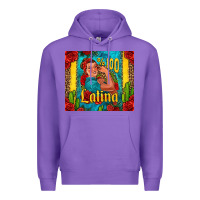 Purple hundred percent latina strong woman Premium Hoodie - Jasminsmagicworld