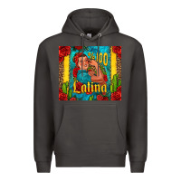 Smoke hundred percent latina strong woman Premium Hoodie - Jasminsmagicworld