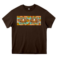 Chocolate Brown Thick Thighs Pumpkin Pies Heavy Core Tee - Artiststas