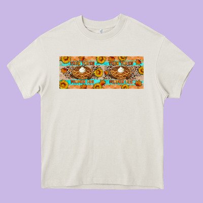 Thick Thighs Pumpkin Pies Heavy Core Tee Designed By Artiststas
