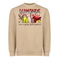 Mushroom diamonds are a girls best friends Heavyweight Sweatshirt - RacoonDesign