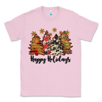 Bubblegum Pink happy holidays Classic Tee - JahusDesignShop