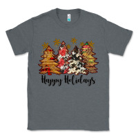 Charcoal Heather happy holidays Classic Tee - JahusDesignShop