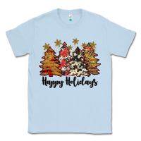 Dusty Blue happy holidays Classic Tee - JahusDesignShop