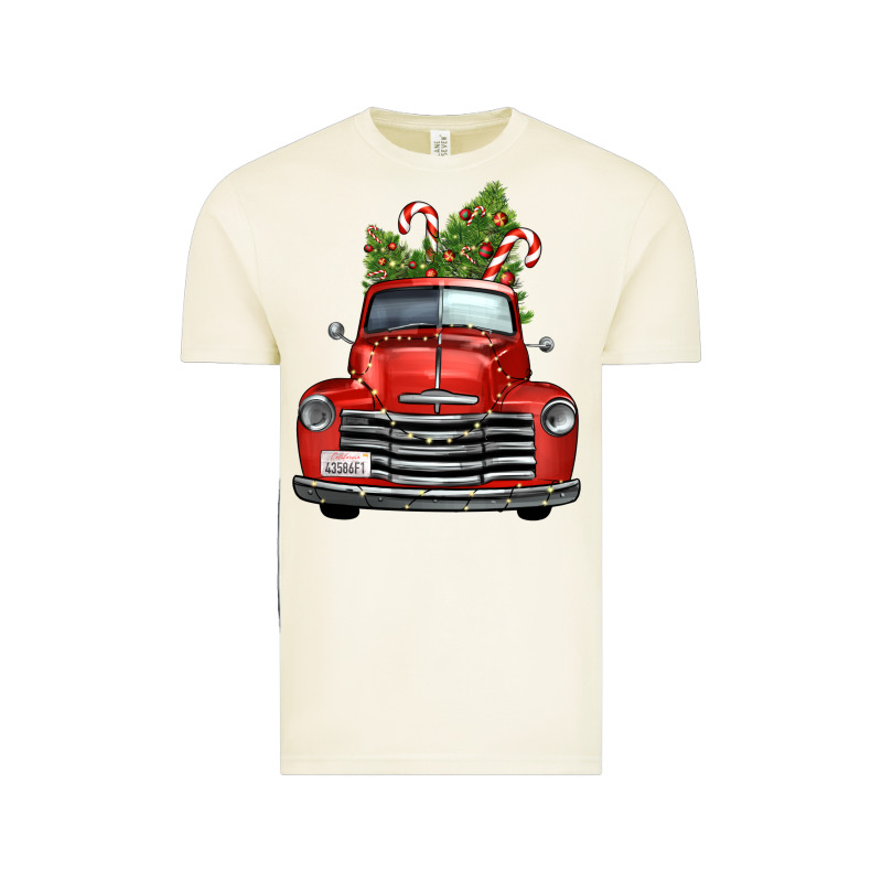 Christmas Trees Truck Vintage Tee by FaDigitalArtStudio | Teevron