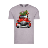 Vintage Zinc christmas trees truck Vintage Tee - FaDigitalArtStudio