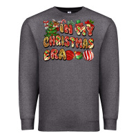 Charcoal Heather in my christmas era Premium Sweatshirt - MaliasSmallBusiness