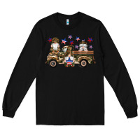 Black camouflage gnomes american flag star truck Long Sleeve Tee - Artiststas