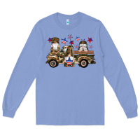 Colony Blue camouflage gnomes american flag star truck Long Sleeve Tee - Artiststas