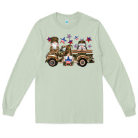 Matcha camouflage gnomes american flag star truck Long Sleeve Tee - Artiststas