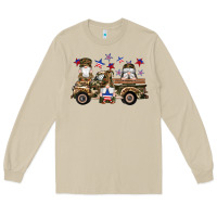 Mushroom camouflage gnomes american flag star truck Long Sleeve Tee - Artiststas