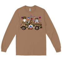Toasted Coconut camouflage gnomes american flag star truck Long Sleeve Tee - Artiststas