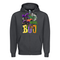 Smoke Meow i mean, boo Halloween Zipper Hoodie - NancyCooperArtShop
