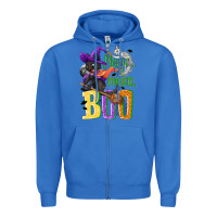 True Royal Meow i mean, boo Halloween Zipper Hoodie - NancyCooperArtShop