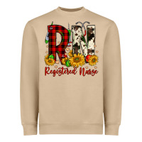Mushroom christmas rn registered nurse Heavyweight Sweatshirt - FaDigitalArtStudio