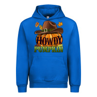 Cobalt Howdy pumpkin Urban Hoodie - NancyCooperArtShop