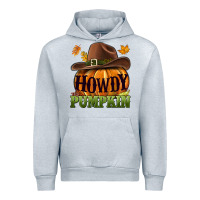 Heather Grey Howdy pumpkin Urban Hoodie - NancyCooperArtShop