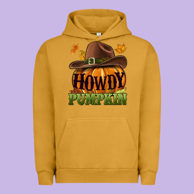 Howdy Pumpkin Urban Hoodie Designed By Nancycooperartshop