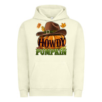 Pigment Pistachio Howdy pumpkin Urban Hoodie - NancyCooperArtShop