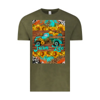 Vintage Olive farm life and truck air freshener Vintage Tee - HRA Design Shop
