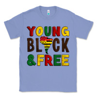 Colony Blue young black and free Classic Tee - Artiststas