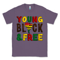 Lavender young black and free Classic Tee - Artiststas