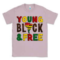 Lilac young black and free Classic Tee - Artiststas
