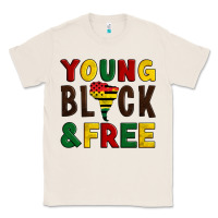 Natural young black and free Classic Tee - Artiststas