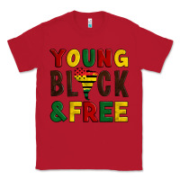 Red young black and free Classic Tee - Artiststas
