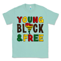Seafoam young black and free Classic Tee - Artiststas