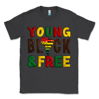 Smoke young black and free Classic Tee - Artiststas