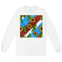 White western 4th of july seamless pattern Long Sleeve Tee - BundleAndBundleShop