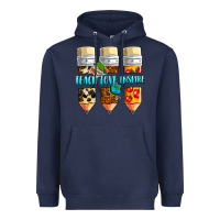 Navy teach love inspire Heavyweight Hoodie - NancyCooperArtShop