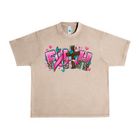 French Oak cancer faith cross Urban Heavy Tee - AdoDesignShop